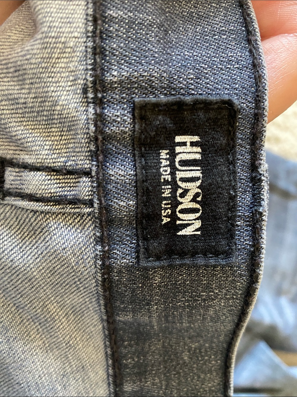 Hudson Jeans Men’s Gray Slim Denim Jeans